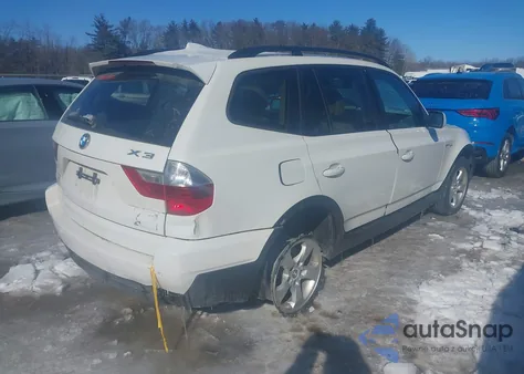 2008 BMW X3 3.0Si from USA, damaged, VIN WBXPC93428WJ07734
